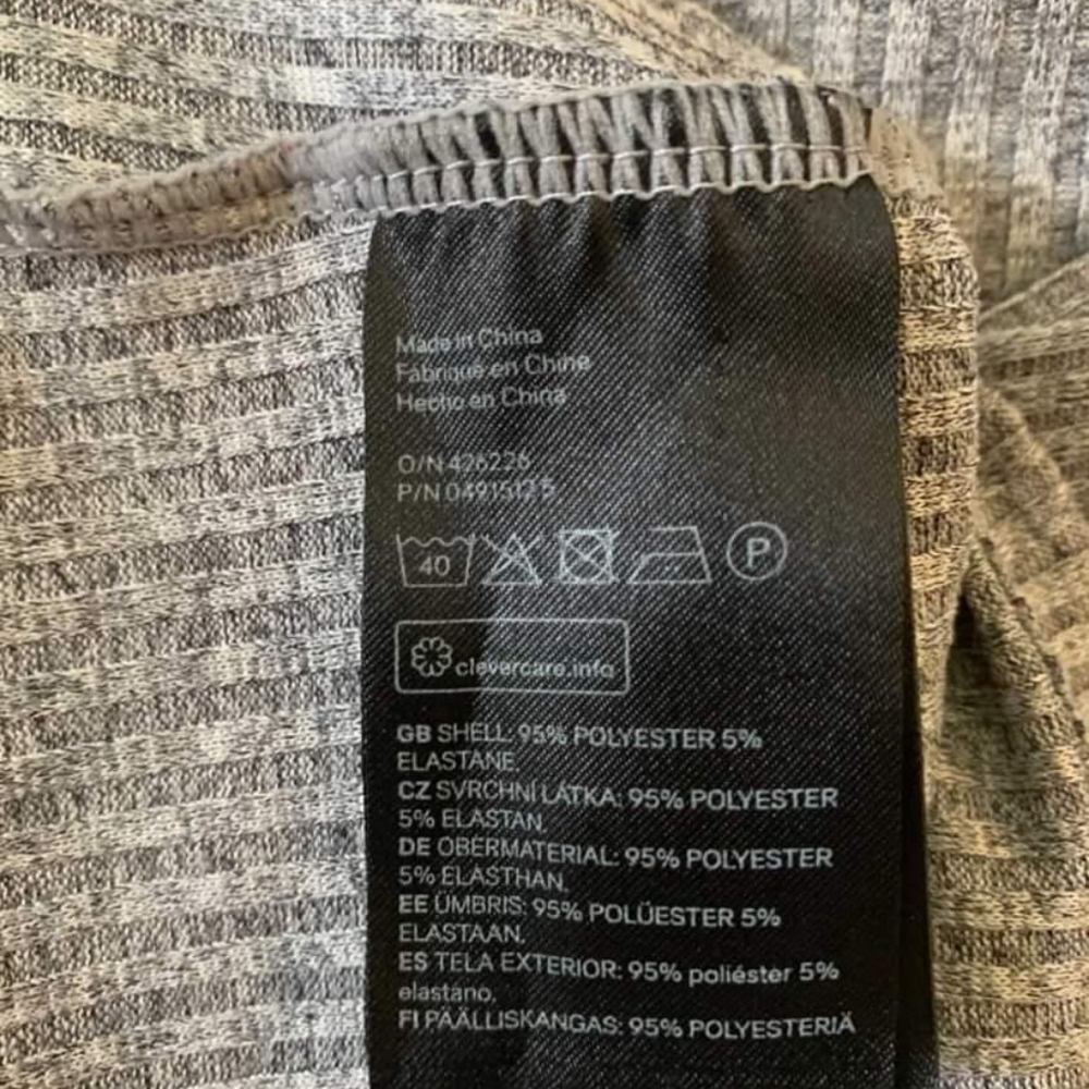 Gray fitted top - Picture 4 of 5